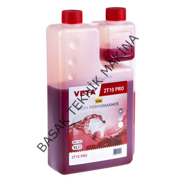 Veta 2T Pro Ölçekli İki Zamanlı Motor Yağı 1 Litre
