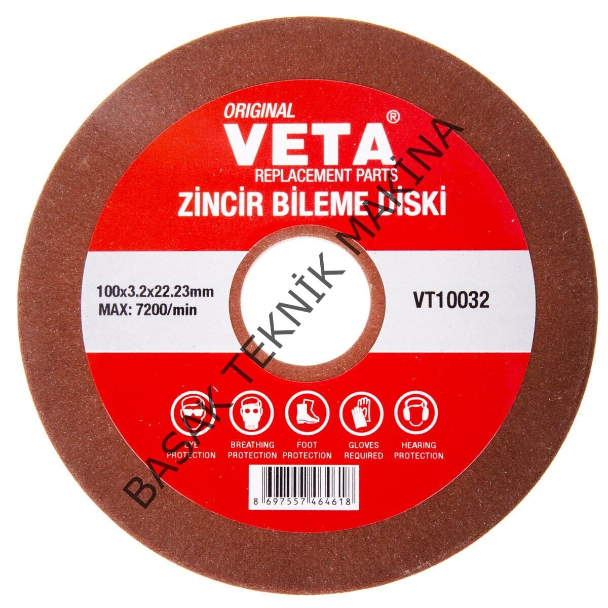ZİNCİR BİLEME DİSKİ 100x22x3.2mm