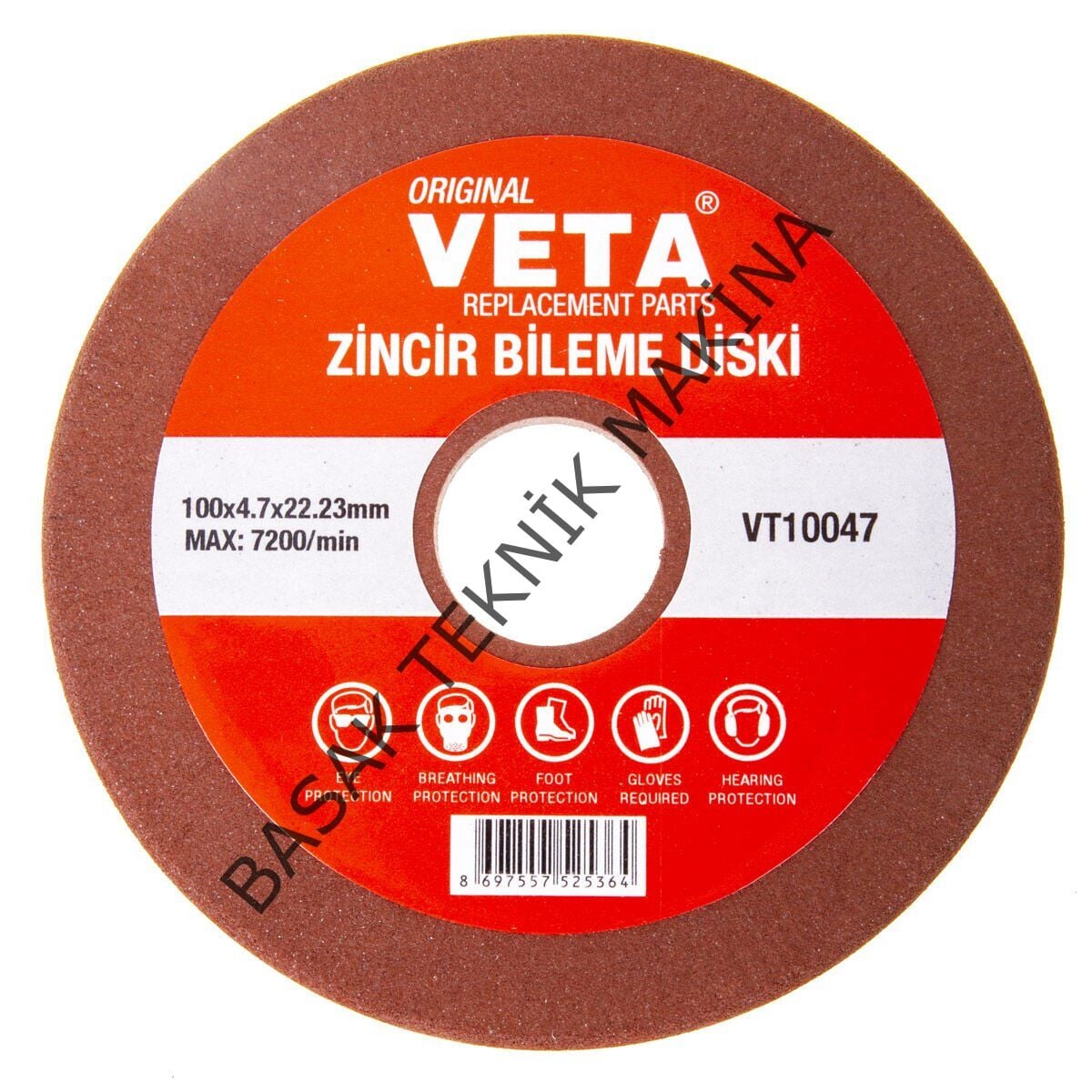 ZİNCİR BİLEME DİSKİ 100x22x4.7mm