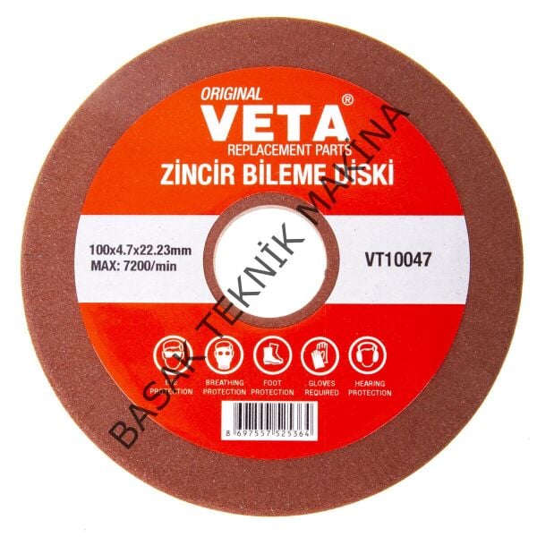 ZİNCİR BİLEME DİSKİ 100x22x4.7mm