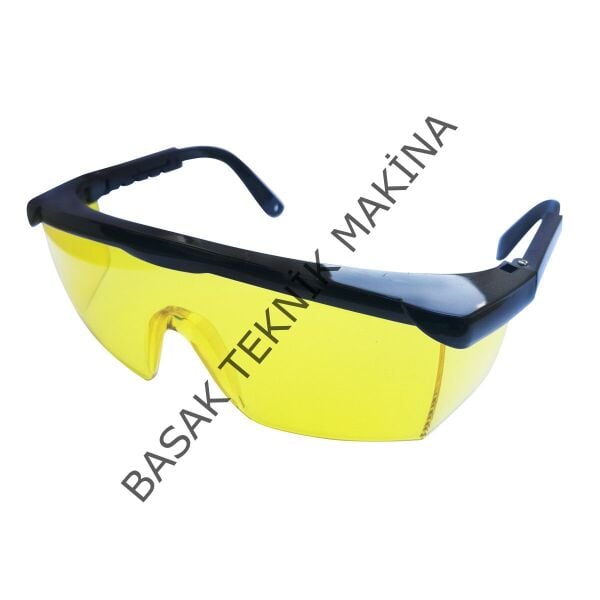 KORUYUCU GÖZLÜK ÇERÇEVELİ SARI
