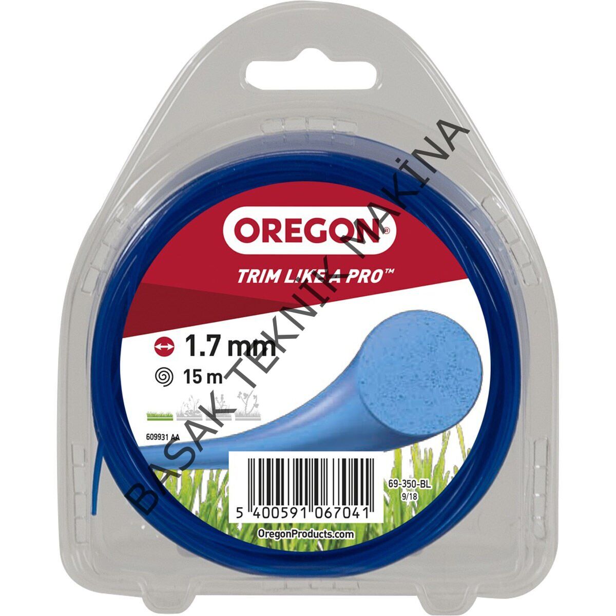 MİSİNA 1.7mm 15m MAVİ YUVARLAK