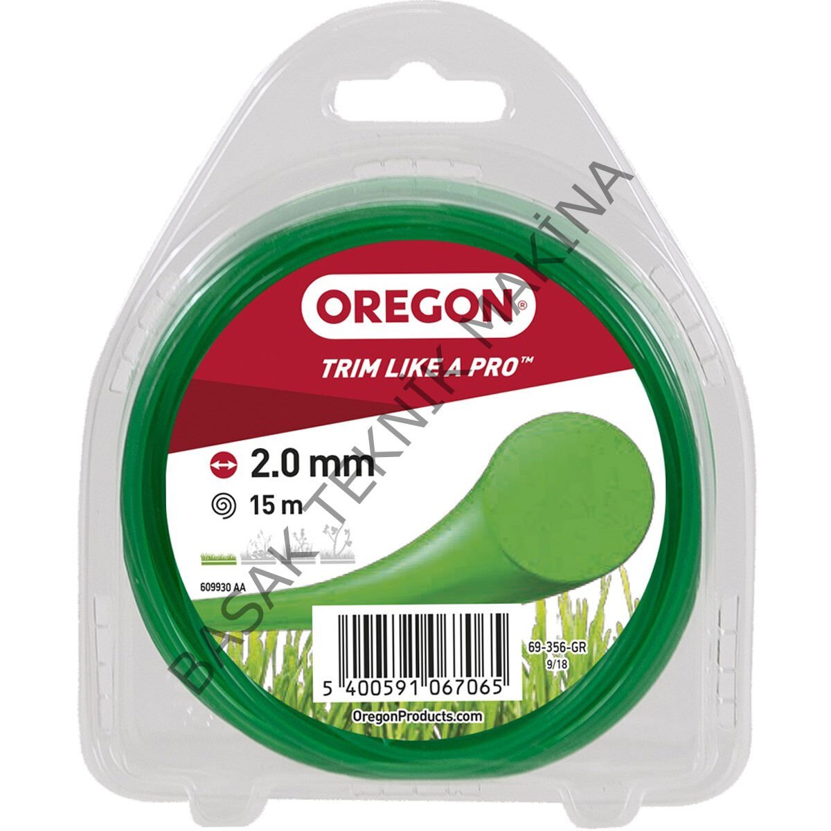 MİSİNA 2.0mm 15m YEŞİL YUVARLAK