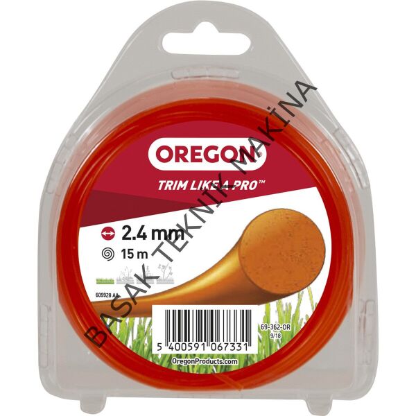 MİSİNA 2.4mm 15m TURUNCU YUVARLAK