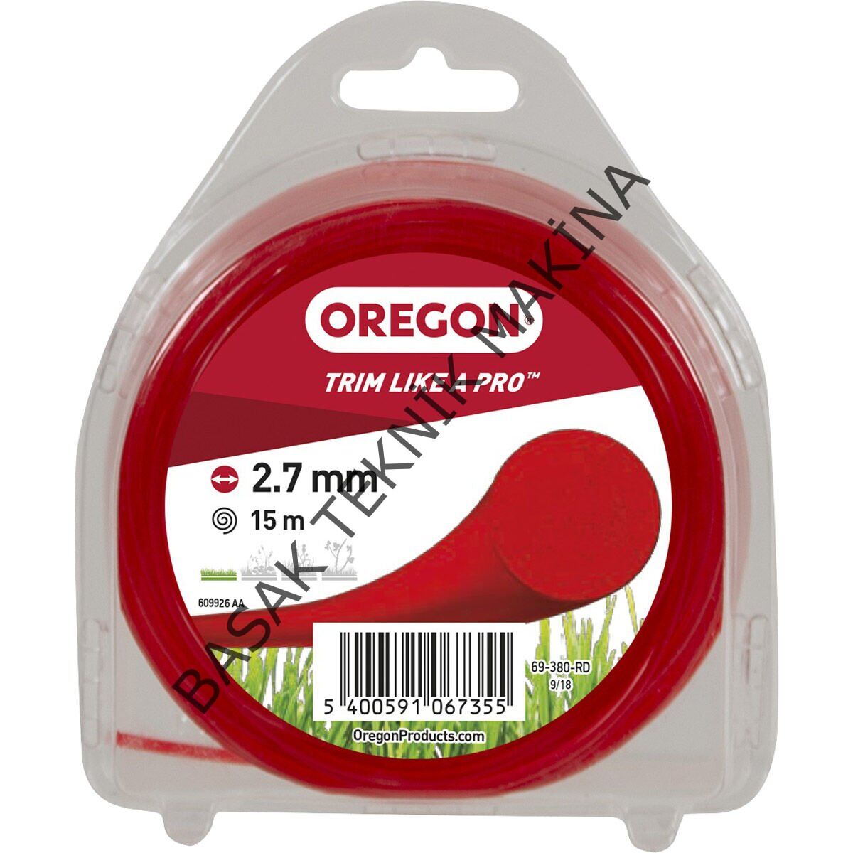 MİSİNA 2.7mm 15m KIRMIZI YUVARLAK