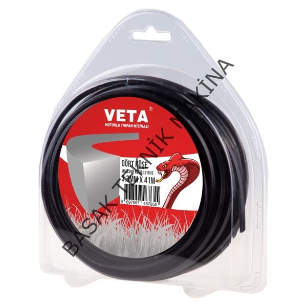 MİSİNA PRO 3.3mm 41m SİYAH 4 KÖŞE