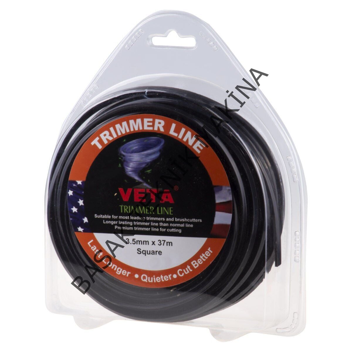 MİSİNA PRO 3.5mm 37m SİYAH 4 KÖŞE