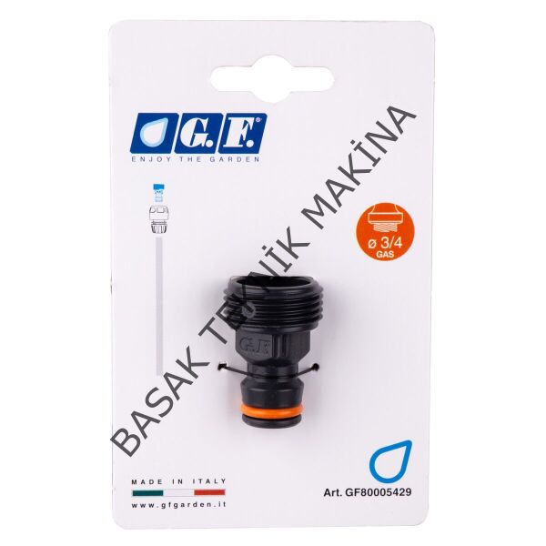 HORTUM BAĞLANTISI 3/4'' VİDALI