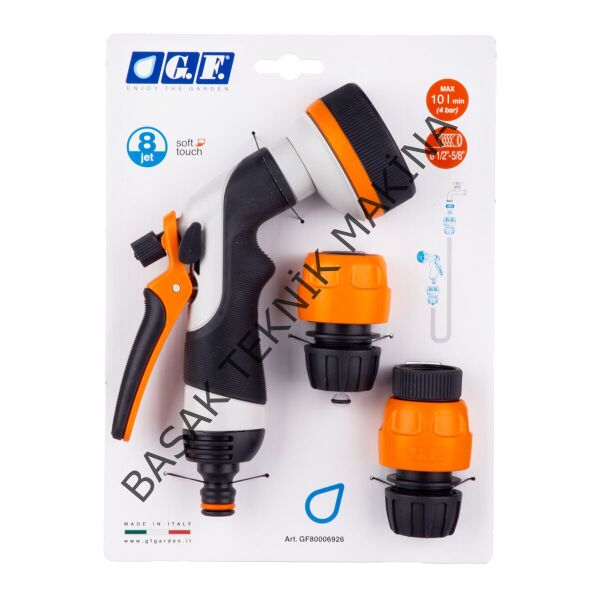 SU TABANCASI PROFESYONEL 8 KADEMELİ SET