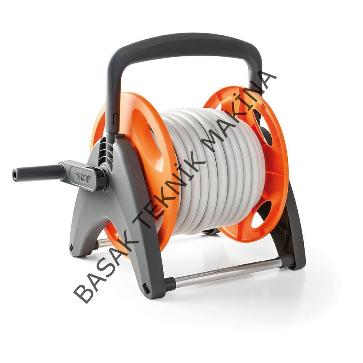 GF Hortum Makarası 1/2'' 20m Hortumlu Tabancalı Sulama Seti