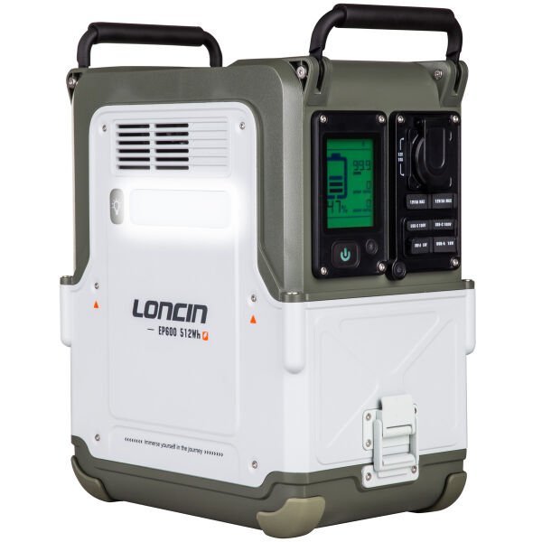 Loncin EP600-2 Taşınabilir Güç İstasyonu 512Wh 600W
