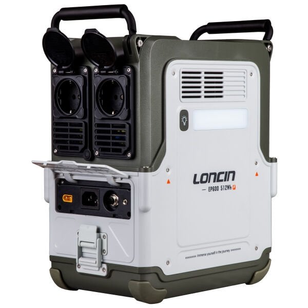 Loncin EP600-2 Taşınabilir Güç İstasyonu 512Wh 600W