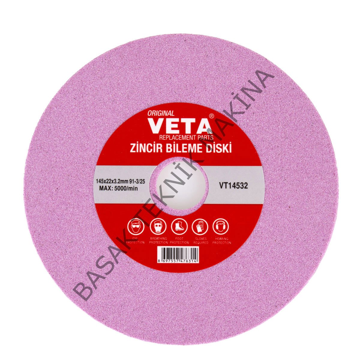 ZİNCİR BİLEME DİSKİ 145x22x3.2mm 91-3/25