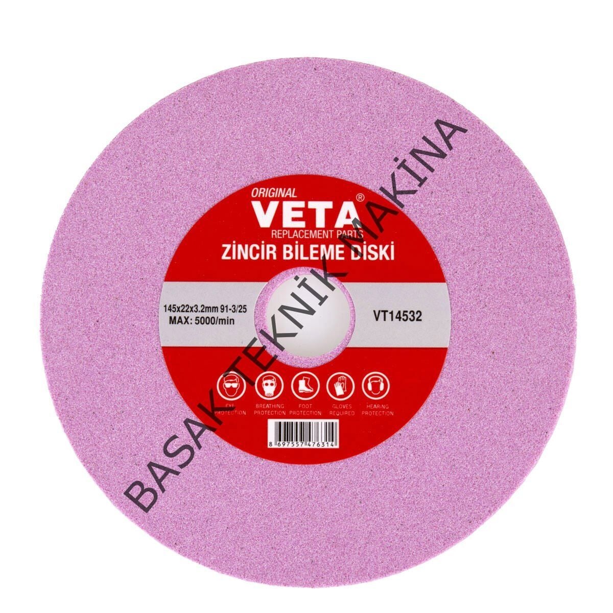 ZİNCİR BİLEME DİSKİ 145x22x3.2mm 91-3/25