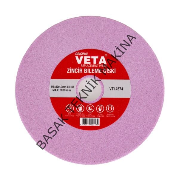 ZİNCİR BİLEME DİSKİ 145x22x4.7mm 3/8-404