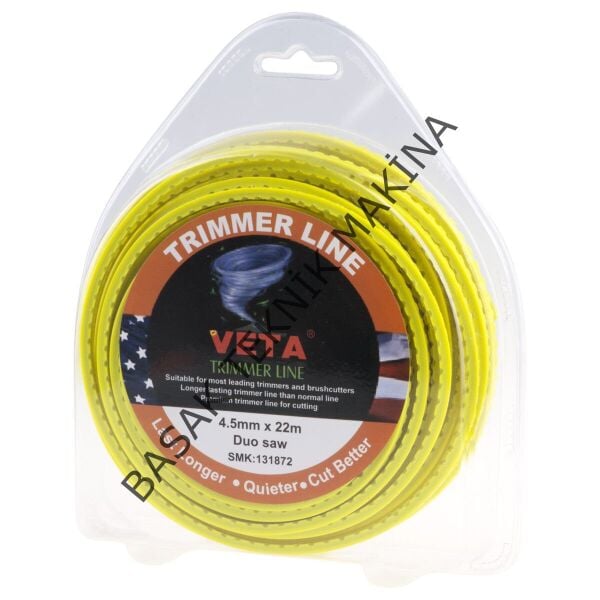 MİSİNA PRO 4.5mm 22m SARI TIRTIKLI