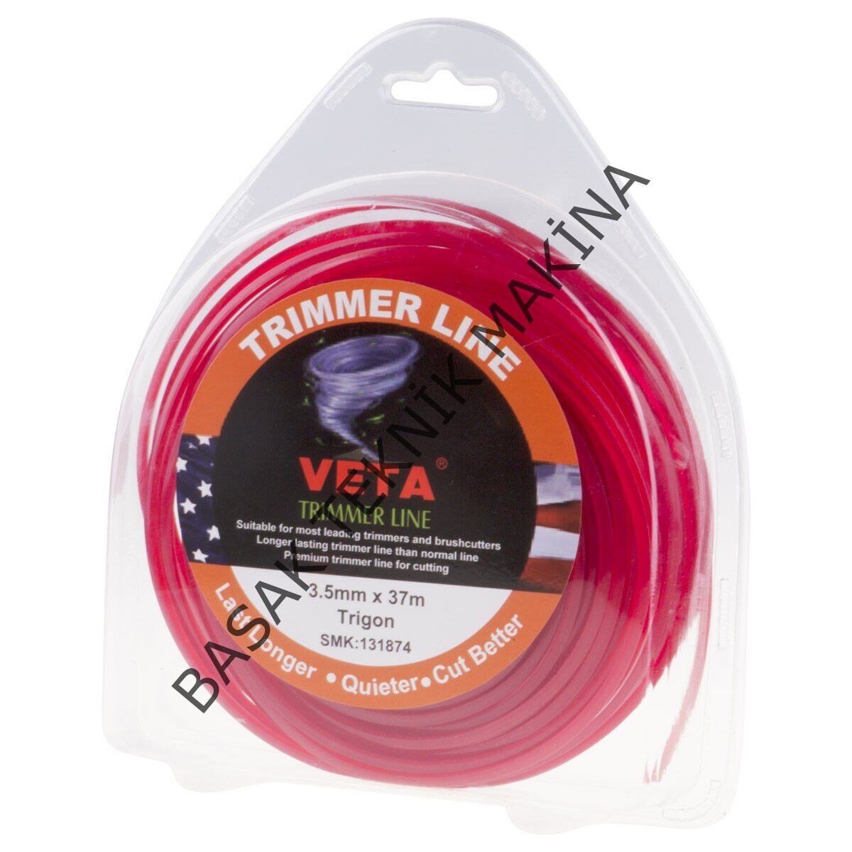 MİSİNA PRO 3.5mm 37m KIRMIZI 3 KÖŞE