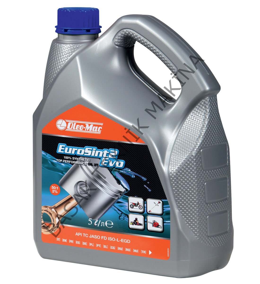 YAĞ,İKİ ZAMANLI MOTOR 5Lt EUROSINT