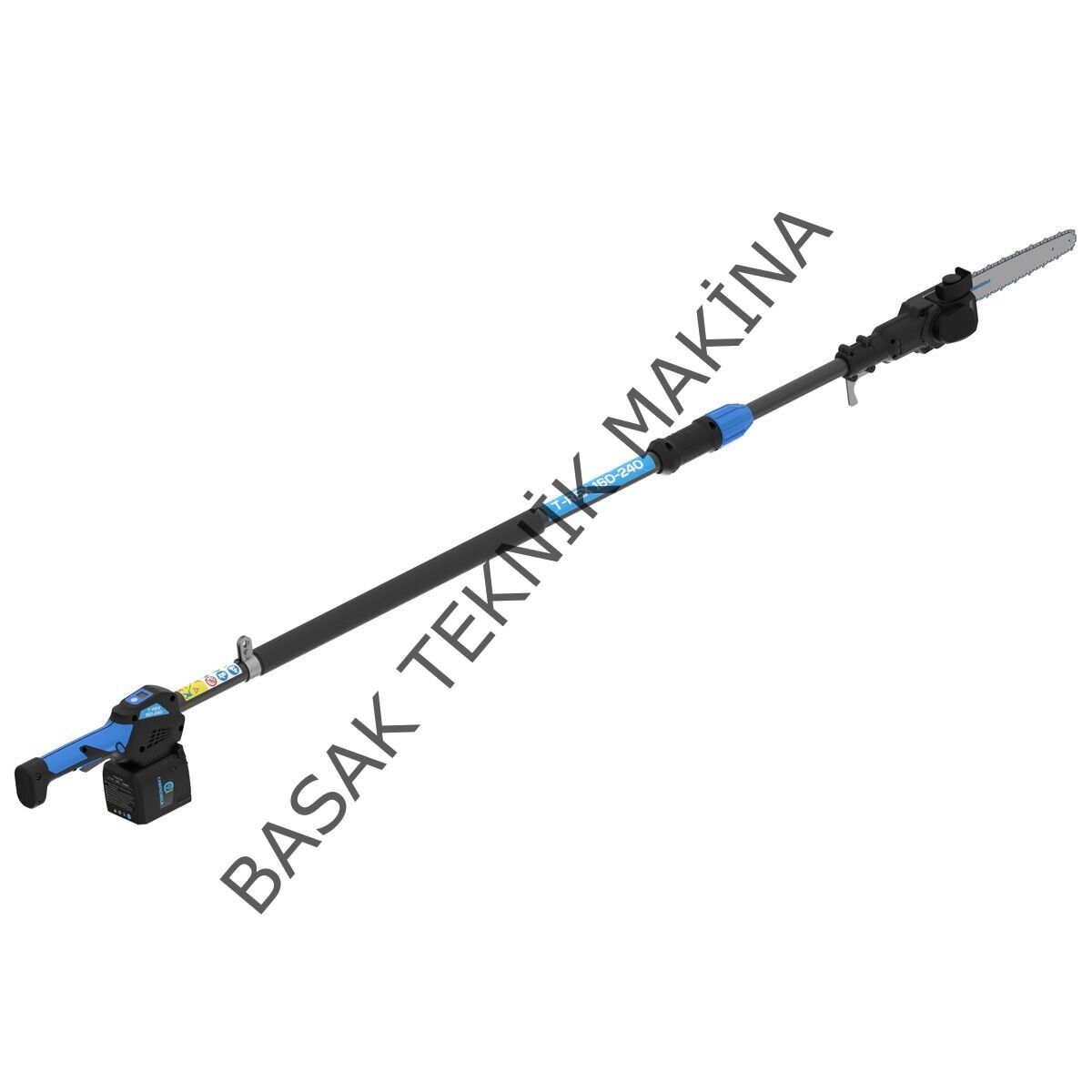 T-REX AKÜLÜ YÜKSEK DAL BUDAMA TESTERESİ TELESKOPİK