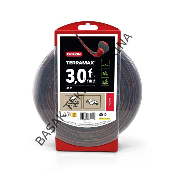 MİSİNA 3.0mm 44m SİYAH BURGULU