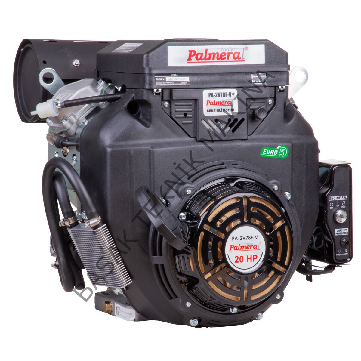 PA-2V78F-V BENZİNLİ MOTOR 20HP EUR5 KONİKTİP 688CC