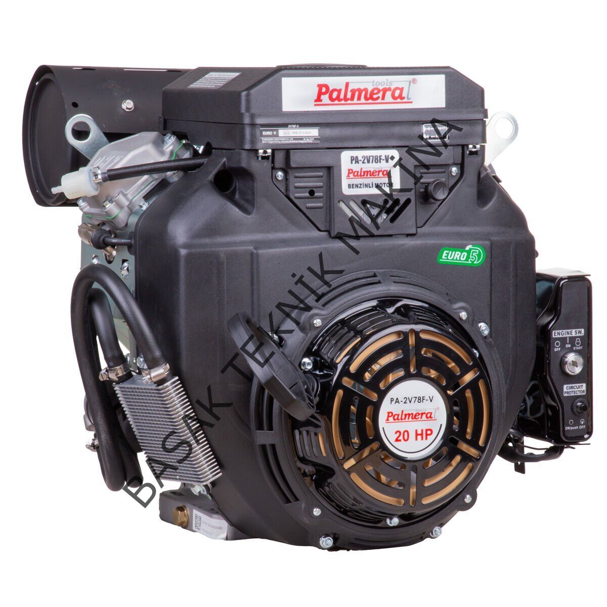 PA-2V78F-V BENZİNLİ MOTOR 20HP EUR5 KONİKTİP 688CC
