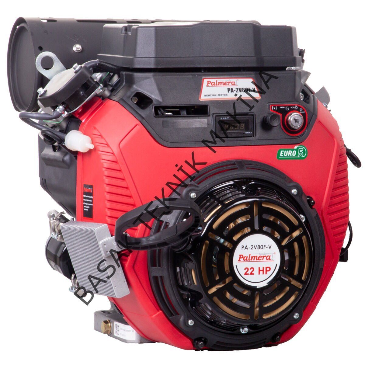 PA-2V80F-V BENZİNLİ MOTOR 22HP EUR5 KONİKTİP 744CC