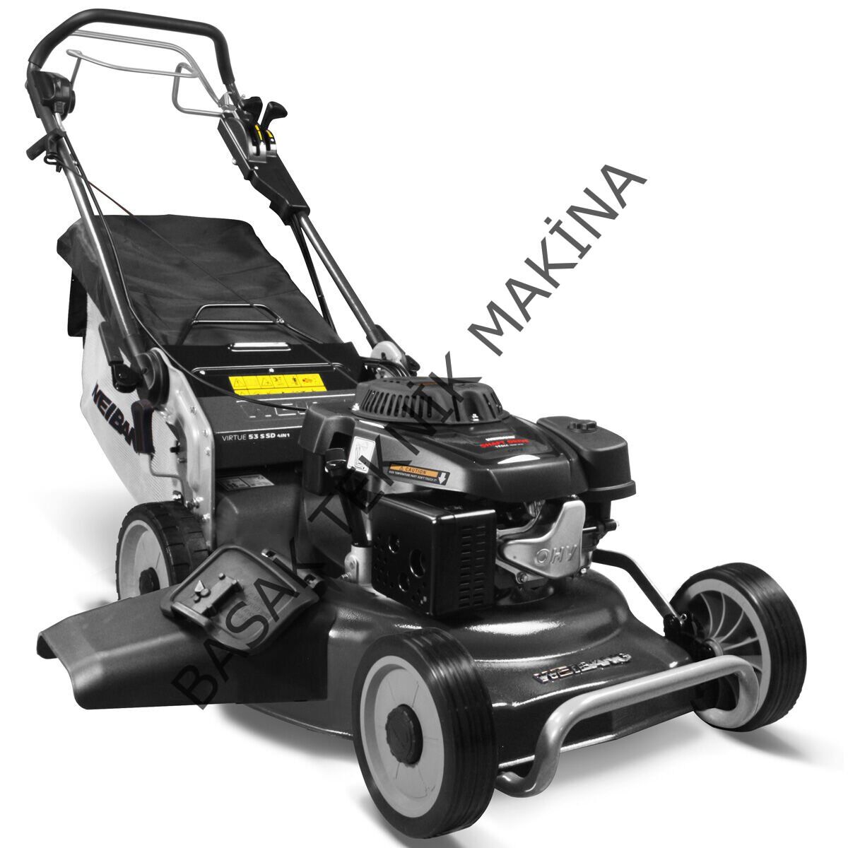 Weibang WB537SC V3IN1-BBC Çim Biçme Makinesi 53 cm Şaft Aktarmalı