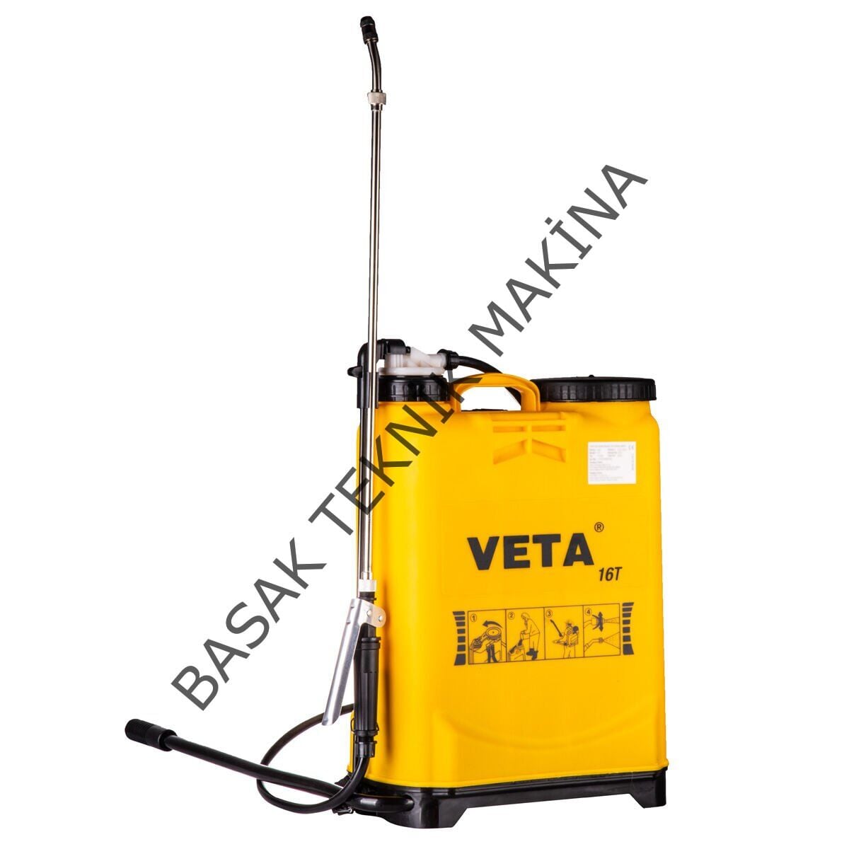 Veta VETA16T Kollu İlaçlama Pompası 16 Lt Sırt Tipi