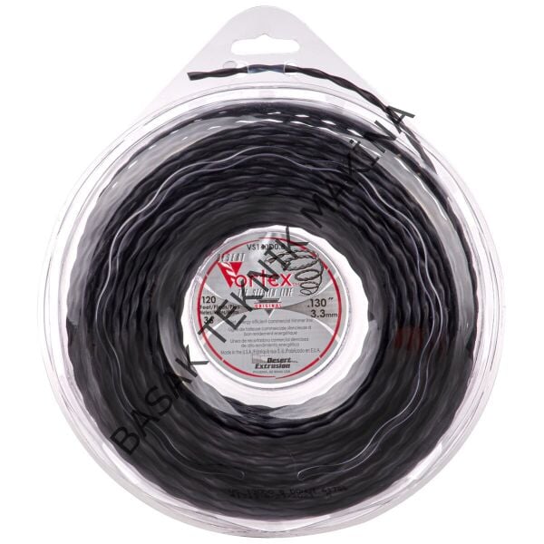 MİSİNA 3.3mm 36m SİYAH BURGULU VORTEX