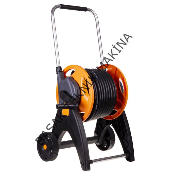 GF 1/2 Hortum Makarası 25m Hortumlu Tabancalı Set