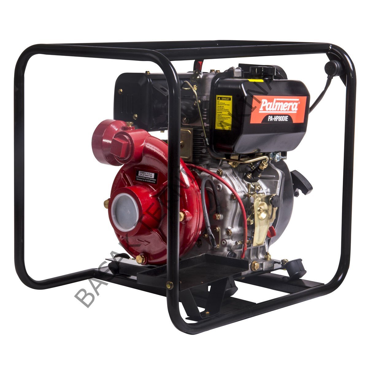 HP80DIE EUR5 YÜKSEK BASINÇLI SU MOTORU 3'' MARŞLI