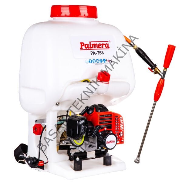 PA-768 EUR5 2T SIRT İLAÇLAMA MAKİNESİ 1Hp 25Lt YÜKSEK BASINÇLI