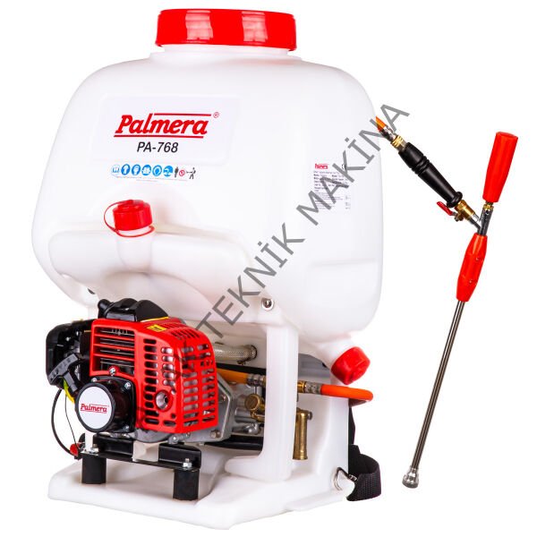 PA-768 EUR5 2T SIRT İLAÇLAMA MAKİNESİ 1Hp 25Lt YÜKSEK BASINÇLI
