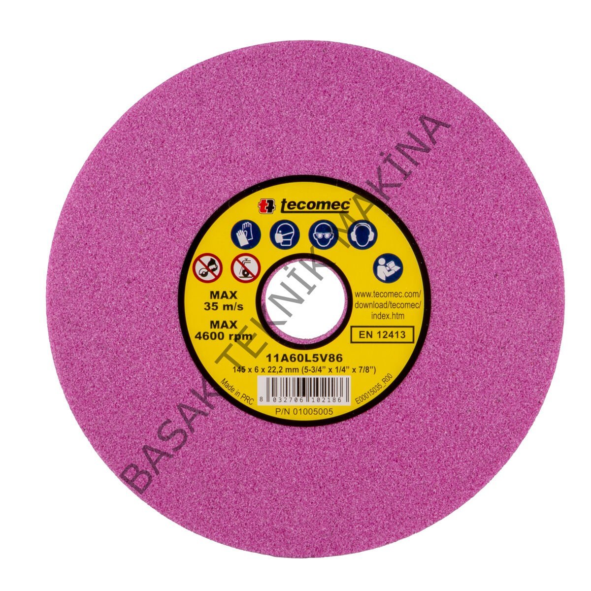 ZİNCİR BİLEME DİSKİ 145x22x6mm DİP VE TEPE