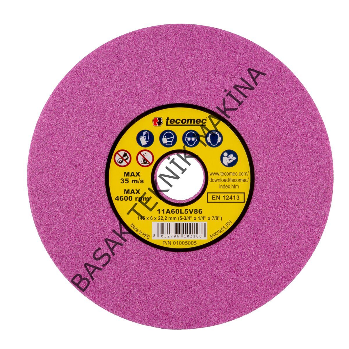 ZİNCİR BİLEME DİSKİ 145x22x6mm DİP VE TEPE