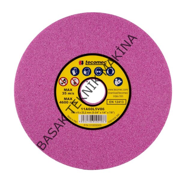 ZİNCİR BİLEME DİSKİ 145x22x6mm DİP VE TEPE