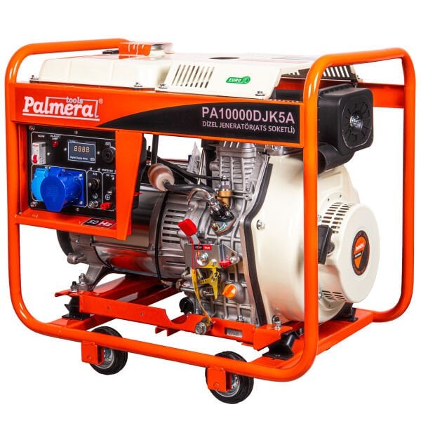 Palmera PA10000DJK5A Jeneratör 9,3 kVA Dizel Marşlı ATS Uyumlu