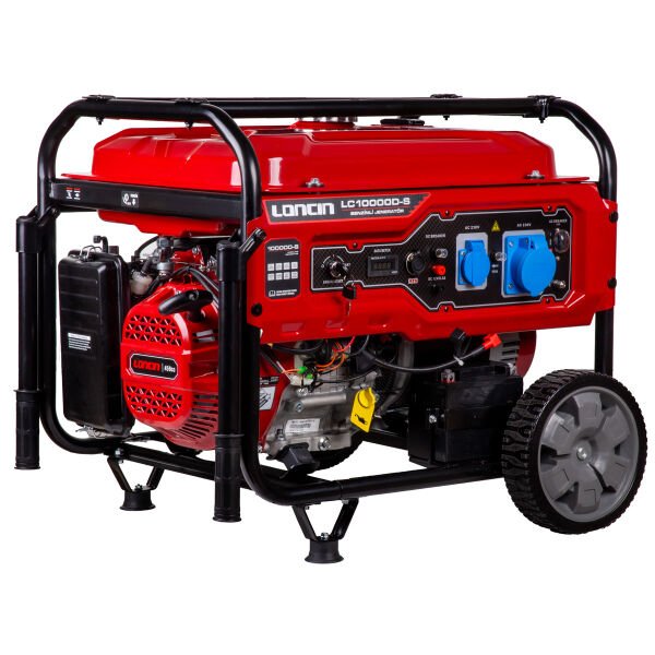 Loncin LC10000D-S Benzinli Jeneratör 8 kW Marşlı ATS’li Tekerlekli EURO 5