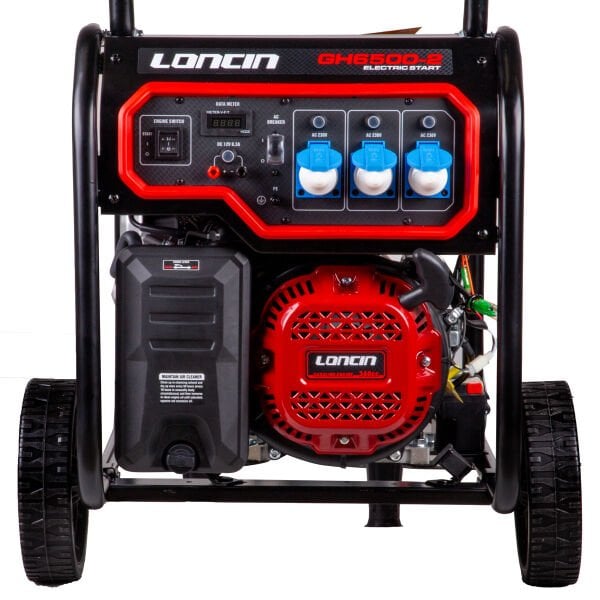 Loncin GH6500D-2 Benzinli Jeneratör 6 kW Marşlı Tekerlekli EURO 5