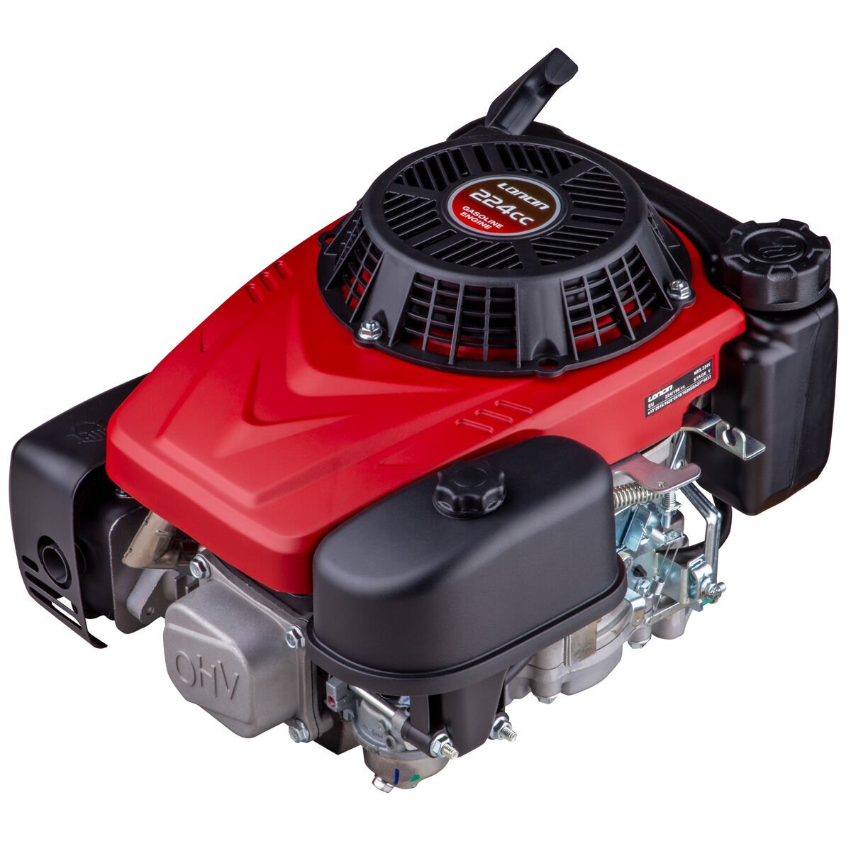 Loncin LC1P75F Benzinli Motor 224cc 80mm Kamalı Dikey Şaft EURO 5