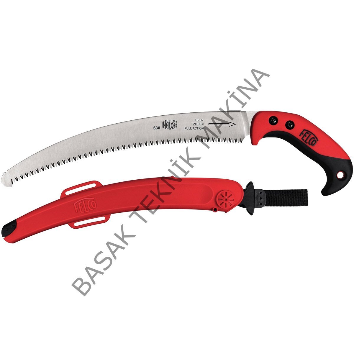 630 BUDAMA TESTERESİ KAVİSLİ KILIFLI 33cm