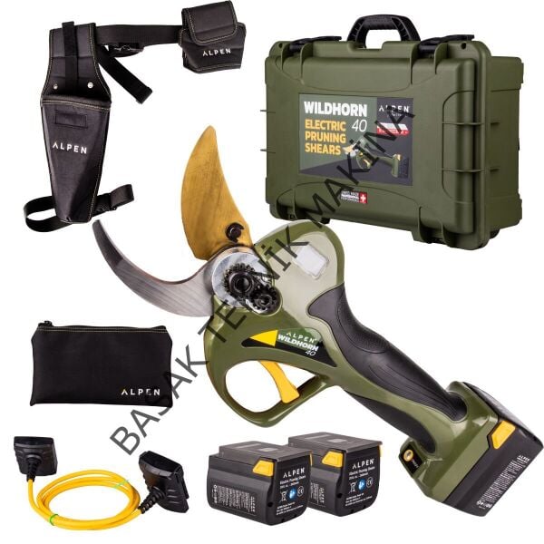 Alpen Wildhorn 40 Akülü Budama Makası 40 mm Çift Akülü