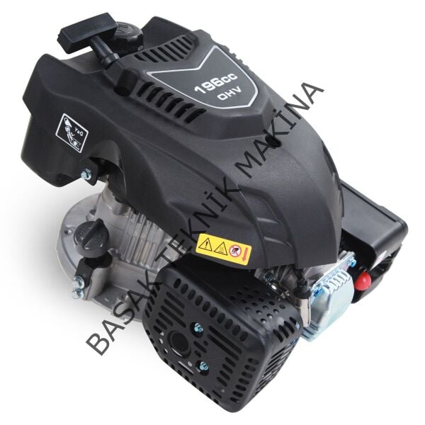 DV196-T EUR5 BENZİNLİ MOTOR 6.5HP ÇAPA TİP