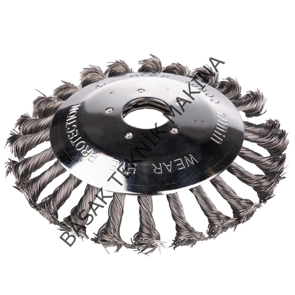 TIRPAN BAŞLIĞI TELLİ FIRÇA Ø152mm