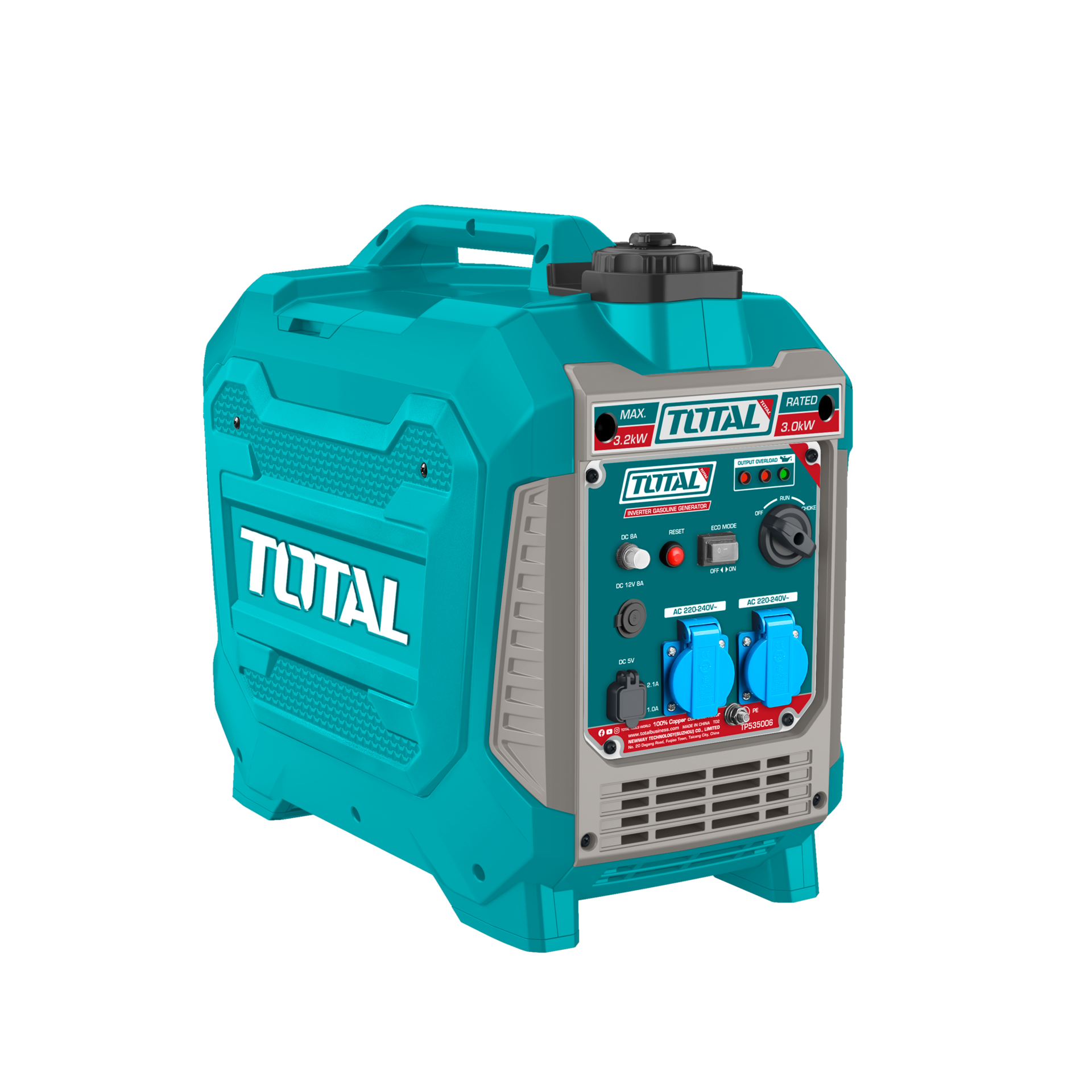 TOTAL TP535006 3.3KW BENZİNLİ JENERATÖR