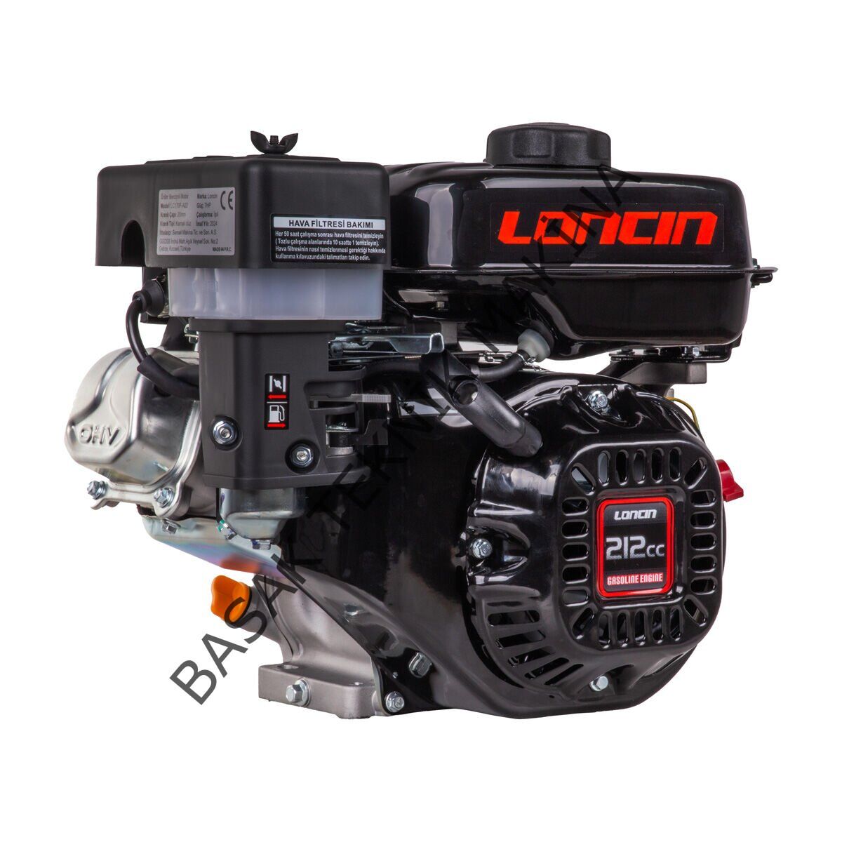 LC170F-A22 EUR5 BENZİNLİ MOTOR 7HP ÇAPA TİP Ø20mm