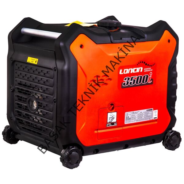 Loncin LC3500i İnvertör Jeneratör 3.3 kW Sessiz Benzinli Marşlı