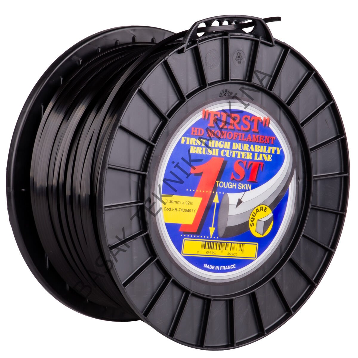 MİSİNA 3.3mm 92m SİYAH 4 KÖŞE