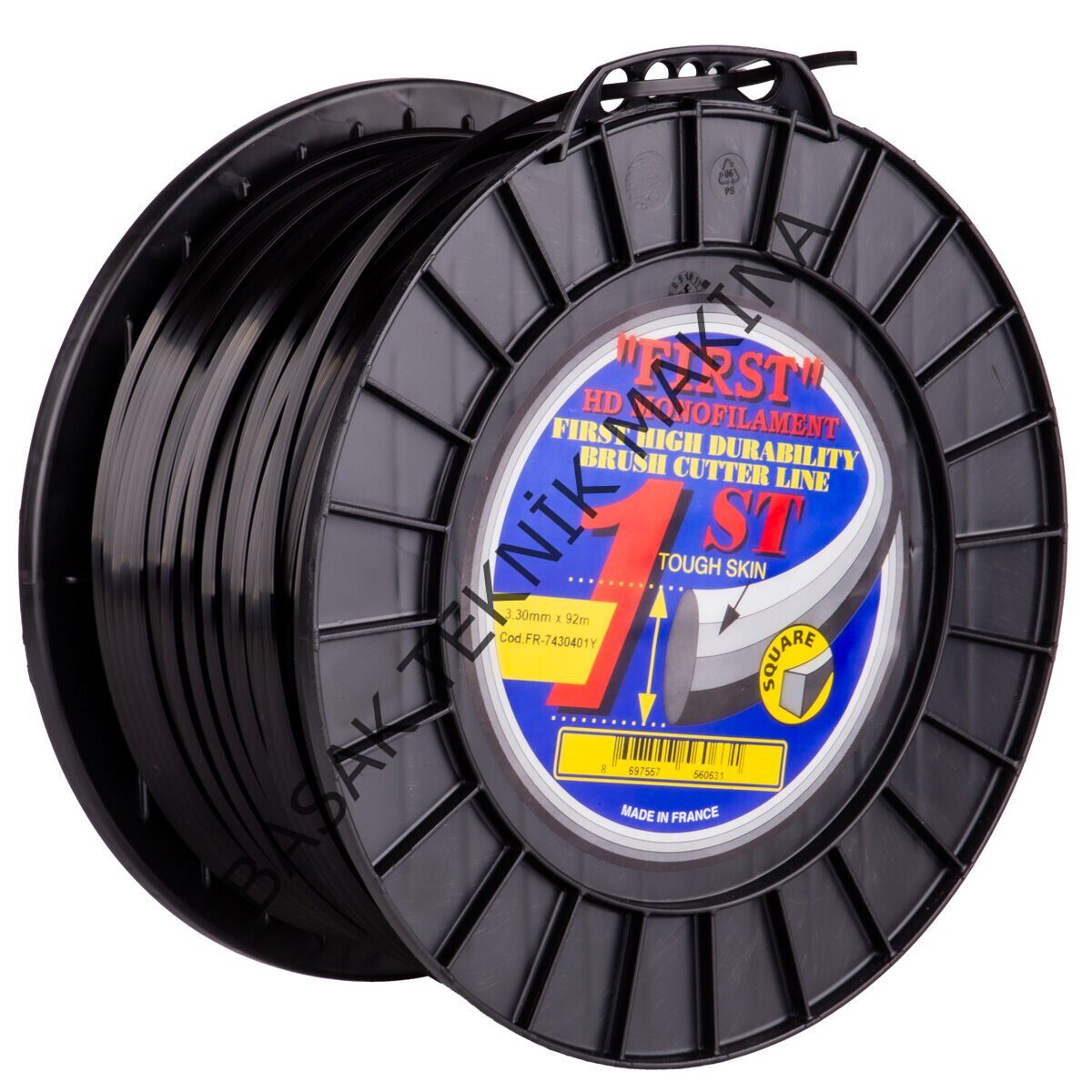 MİSİNA 3.3mm 92m SİYAH 4 KÖŞE